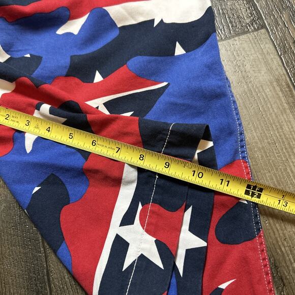 Ralph Lauren POLO Red White & Blue Size 35 Flag/Camo Shorts - Picture 9 of 9